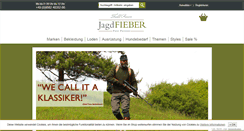 Desktop Screenshot of jagdfieber.com